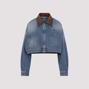 프라다 데님 자켓 GFB327SOOO 16PK F0V3N LIGHT BLUE