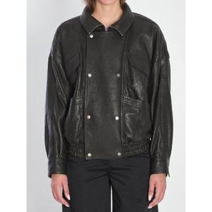 SAINT LAURENT Leather bomber jacket 8365131000