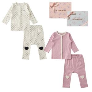 M밍크뮤D 25년FW 쁘띠하트JQD내의 2종 택1 가을겨울 실내복 (35A700540503)