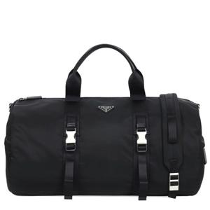 25SS 프라다 블랙 삼각로고 리나일론 더플백 2VC015 2DMG F0002