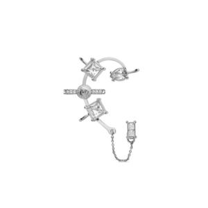 베르사체 싱글 이어링 10178141A00621 silver