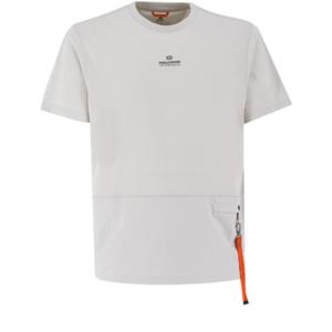 파라점퍼스 반팔 티셔츠 25SMPMTSRE08 00324 GRIGIO CHIARO