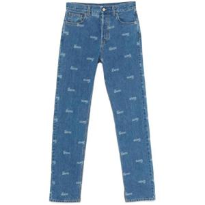 구찌 Blue Logo Lasered Jeans 792673XDC25 TP719498557