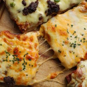 알볼로피자 4종 총 8팩(안창살2팩,김치불고기2팩,마르게리타2팩,모짜체다치즈2팩)
