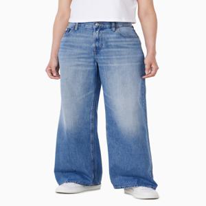 여성 로우라이즈 배기핏 미드블루 썸머텐셀 청바지 47C727G-U3M 47C727GU3M