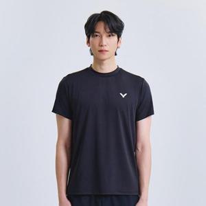 빅터 빅터 VT25ATS002M BK 남성 반팔 티셔츠