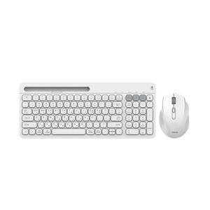 아이노트 [중급] 멀티페어링 키보드 마우스 세트 KM408RB [화이트][블루투스]