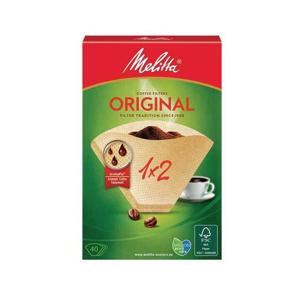 밀리타 커피메이커 필터 MELITTA-FILTER(6) (1X2 ,2~6인용 40매, 아로마홀 (Aromapor) 높은수준의 청결도 )