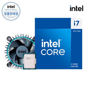 인텔 인텔 CPU 코어 i7-14세대 14700 랩터레이크 리프레시