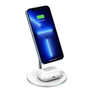 CHOETECH 초텍 2in1 맥세이프 무선충전기 거치대