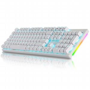 COX [최상급 / 목포점] COX CK450 교체축 사이드 RGB 기계식키보드(화이트,적축) COX_CK450_WH_R