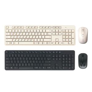 체리 체리키보드 DW2300 무선 키보드 마우스 세트 무소음 블랙