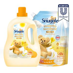 스너글 허거블 선샤인 섬유유연제 1.8L + 2.6L
