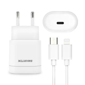 스마텍 스마텍 10W C타입포트 충전기+Cto8케이블세트 STC-3500(8P)