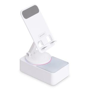 스마텍 [스마텍] [본사]   360도 회전거치 유무선 블루투스 멀티스피커 무선 충전기 I USB 가능 STBT-FS2