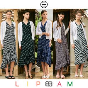 [Lipbbam] 립밤 크레오라 비비안느 프릴 랩원피스 1종+가디건 1종