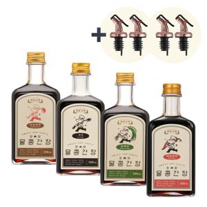 [달콩간장 4기획]프리미엄 저염 맛간장(4개+푸어러 4개)
