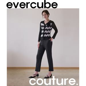 [Evercube Couture] 블룸 G플리츠 팬츠