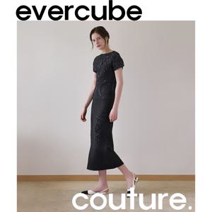 [Evercube Couture] 블룸 G플리츠 스커트