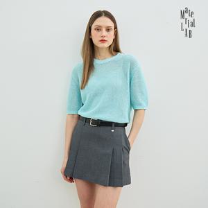 [런칭가 79000원] 머티리얼랩 25SS 페이퍼얀 코튼 반팔니트