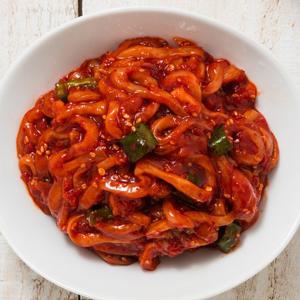 [평화토속맛젓갈] 국내산 오징어젓갈 1kg (500g x2팩)