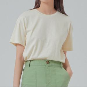 [미쏘]라운드넥 드랍루즈핏 무지티셔츠(MIWHWA720C)