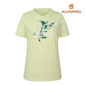 [올포유][올포유] [모델착장] 여성 원포인트 반팔 티셔츠 ALTRM4151-203