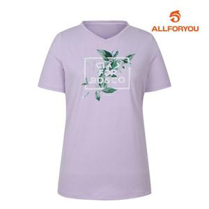 [올포유][올포유] 여성 원포인트 반팔 티셔츠 ALTRM4151-607