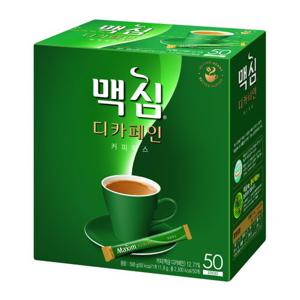 동서 맥심 디카페인 커피믹스 50T