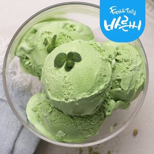 라벨리 프리미엄 아이스크림 4L 녹차