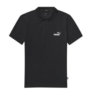 퓨마 에센셜 폴로 반팔 티셔츠 블랙 586676-01