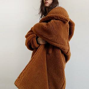 ★인기베스트★ [무드무드] 루이 후드 테디베어 코트
