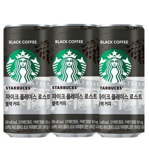 갤러리아_스타벅스 파이크 플레이스로스트블랙  200ml x 18캔