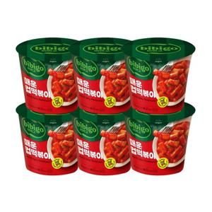 [CJ]비비고 매운 컵떡볶이 110g x6개