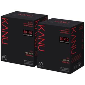 맥심 카누 다크 레귤러 50T+10T X 2개