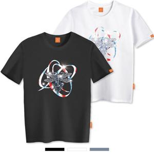 엘라모 큐빅드래곤플라이 반팔 티셔츠 남녀공용 빅사이즈 S~4XL
