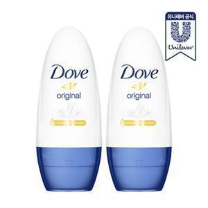 [1+1]도브 데오드란트 롤온  40ml 2개 (오리지널,센서티브,석류)