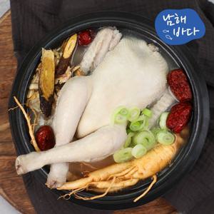 [남해바다] 전복 삼계탕세트 / 전복2미+영계2마리+백숙재료