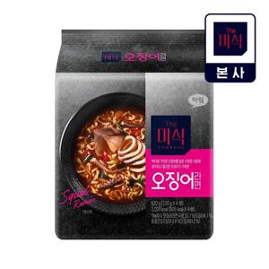 [더미식] 오징어라면 (130g*4개입)