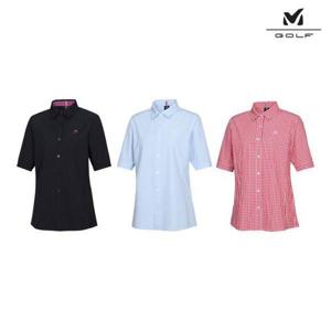 3종세트 [밀레골프] 링클프리 여성 반팔셔츠