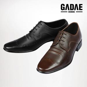 [무료배송][Gadae Homme][빅사이즈] Stylish 소가죽 세미클래식 슬림핏 정장슈즈