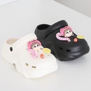 6cm 키높이 여성여자 여름 실내화 사무실화 샌들 슬리퍼 휴가샌들 더힐슈즈
