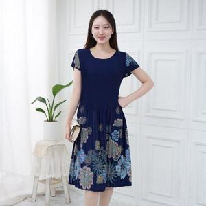 [모슬린]엄마옷  페이즐리 플리츠 원피스 EOP105151 마담/미시옷/중년여성의류/빅사이즈/50대/60대여성옷
