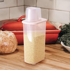 허니쿡 잡곡통 1500ml 쌀통 씨리얼통 밀폐용기