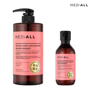 메디올 두피 청정 탈모 비듬 완화 약산성 샴푸 800ml+100ml 힐링부케향