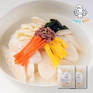 [엔젤쿡] 자연담은 거문도 해풍쑥 흰떡국떡 500gX2팩 친환경인증 쑥사용