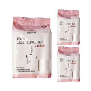 인블룸 사선컷팅 돌돌이 테이프 클리너(16cm) 리필형 9개세트