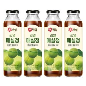 [CJ]백설 리얼매실청 310ml x4개