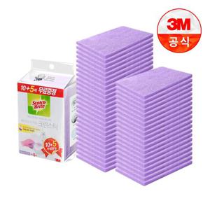 [3M]욕실청소용 크린스틱 시트타입 10+5입 3개