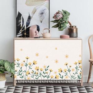 주방가림막 찍찍이 가림막 커튼 가리개 수납장 바란스 120x70cm 주방가림막커턴 HWFHKVX2